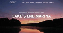Desktop Screenshot of lakesendmarina.net